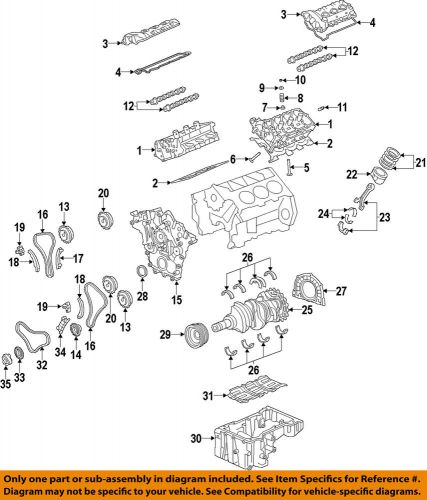 Hyundai oem 07-12 veracruz-engine crankshaft seal 213523c600