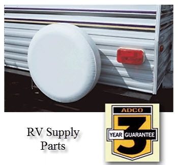 33" adco white spare tire cover camper motorhome suv rv  315/70/15 7.5 x 16