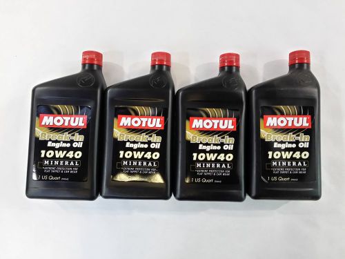 Uc415 2810qta motul break in oil 10w40 4liters mineral oil