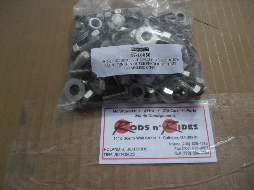 1947 1955 chevy gmc truck front fender bolt kit