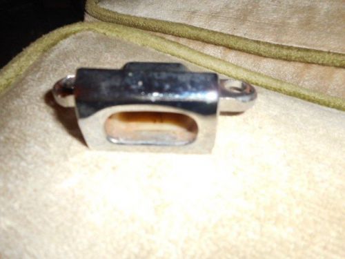 68-82 corvette t-top center alignment housing - oem - lh # 3932973