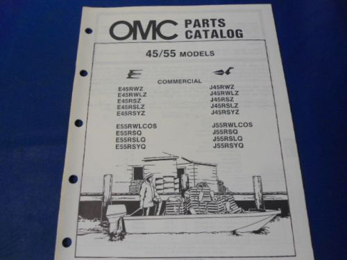 1984 omc parts catalog, 45/55 commercial models