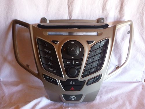 11 12 ford fiesta radio cd mp3 control panel face plate ae8t-18k811-bb c50652