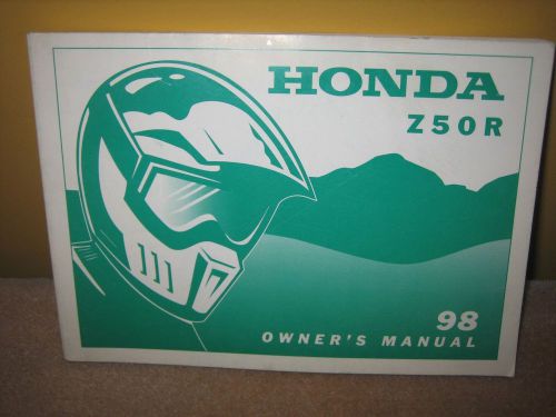 1998 honda z50r oem owners manual book service owner's z50 r 50 98