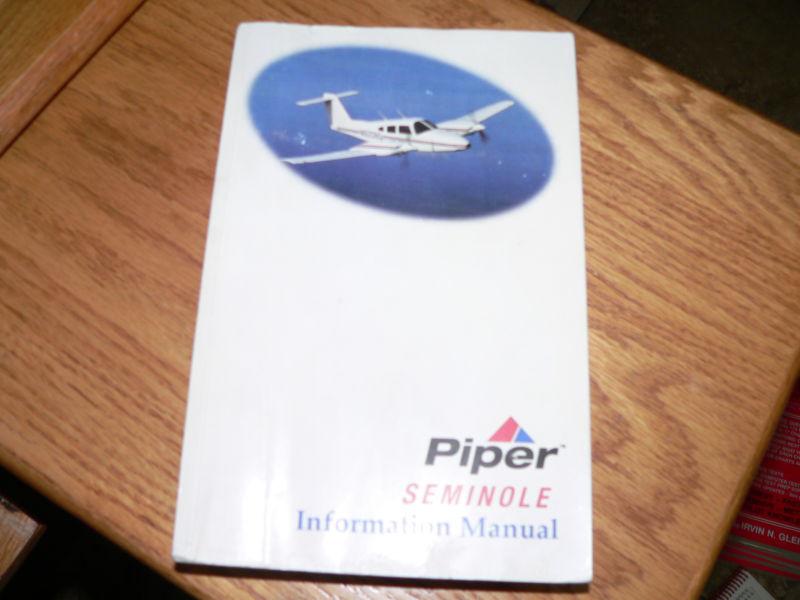 Piper seminole information manual  pa-44-180 pn 761-873