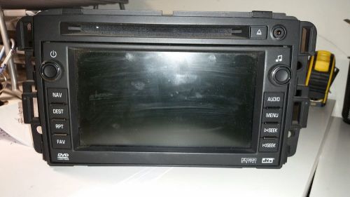 07 08 chevrolet tahoe yukon radio cd dvd gps navigation player 15940102 oem