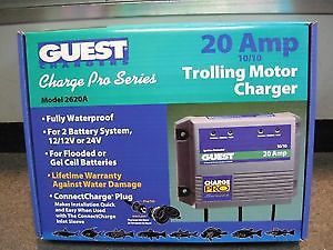 Guest pro series 2 bank trolling motor charger