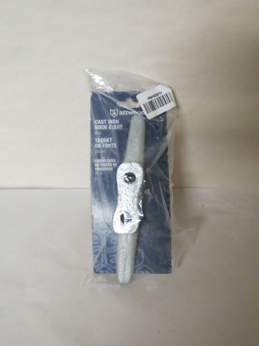 Attwood cast iron dock cleat 8" inch # 12102l3  - new