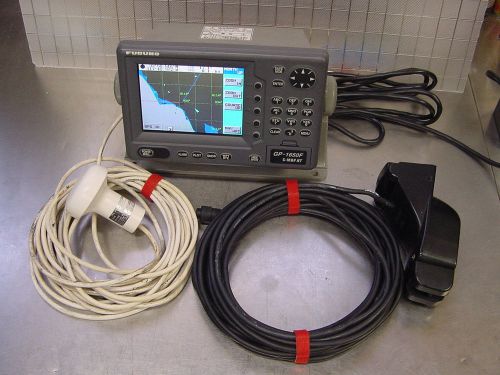 Furuno gp-1650f chart plotter fish finder complete system excellent condition