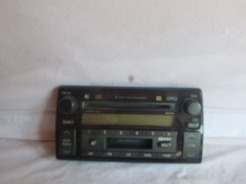 02-04 toyota camry jbl radio 6 cd cassette face a56820 jc6240