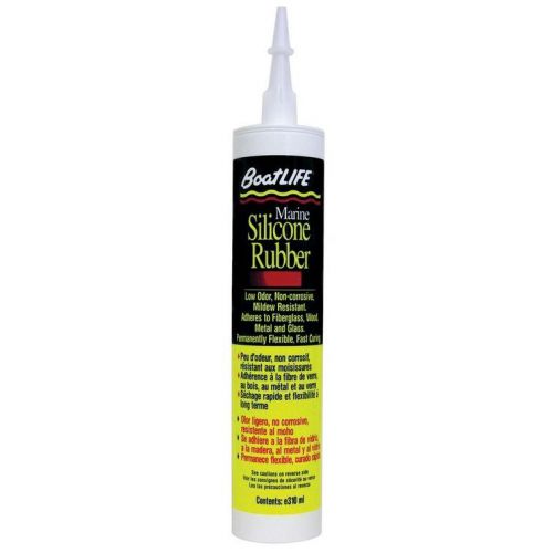 Boatlife marine grade silicone rubber sealant 10.6 oz cartridge clear