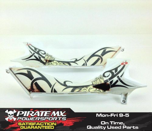 Yamaha yfz450 gas tank plastic side shrouds covers yfz 450 #138 04