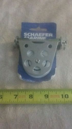 Schaefer hinged fairlead/ ball bearing block, max line 7/16" brand new