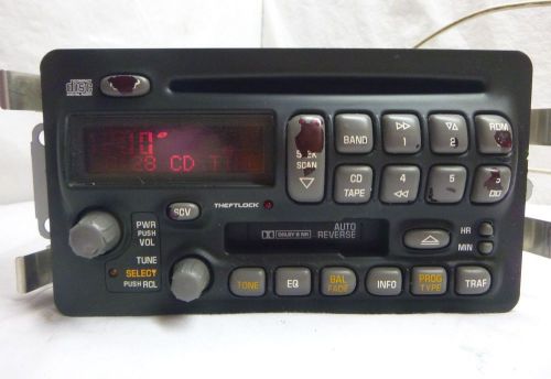 2002-2005 pontiac bonneville radio cd cassette player 25721601 lr902