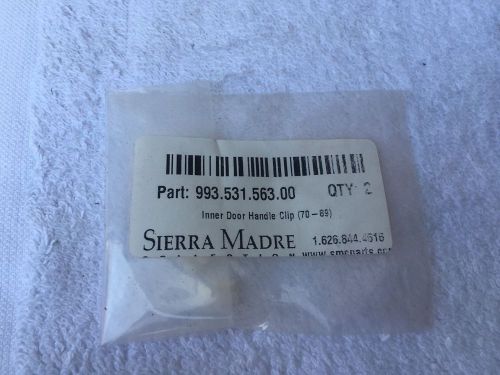 Porsche 993 inner door handle clips! new! part #933 531 563.00! year 70&#039;-89&#039;)