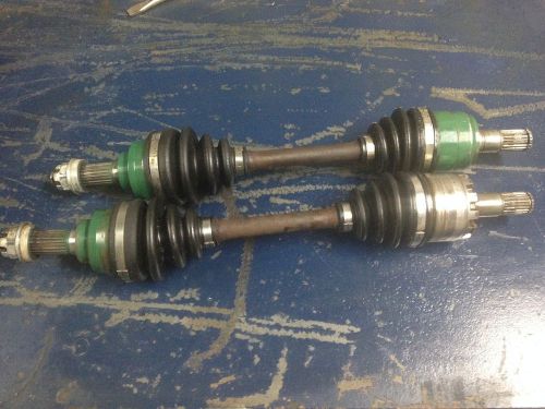 02 kawasaki prairie 650 front axles axle left right factory oem