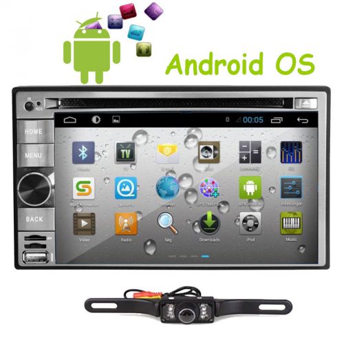 Universal 6.2''  2 din android 4.4 car dvd player gps navi wifi 3g stereo+camera