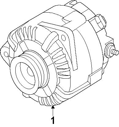 Nissan 23100ja04d genuine oem alternator