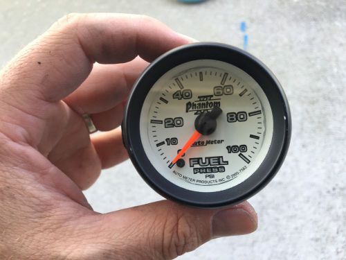 Auto meter 7563 phantom ii electric fuel pressure gauge 2 1/16