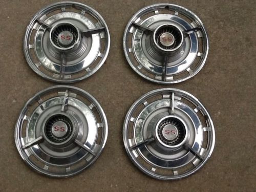 1964 64 chevrolet chevy impala chevelle ss hubcaps wheel covers antique vintage