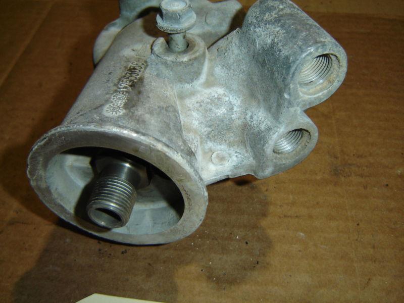 350 CHEVY VORTEC OIL FILTER HOUSING WITH MOUNTING BOLTS CASTING # 12553036, US $24.99, image 2