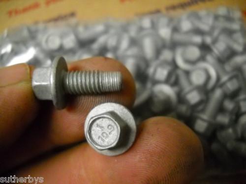 New 250 metric m6 x1.0 bolts  6 mm-1.0 thread pitch grade 10.9   8mm washer head