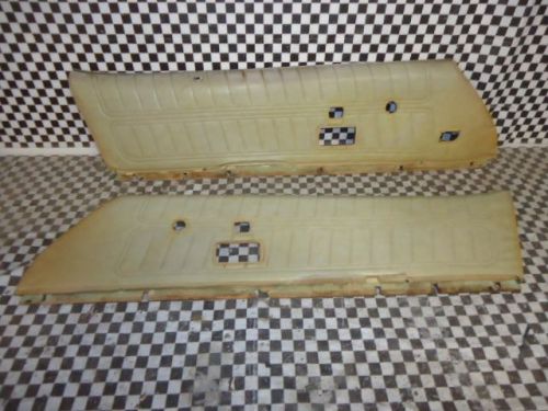 1973,74,75,76,77 camaro/z28 oem gm tan upper door panels!!!!