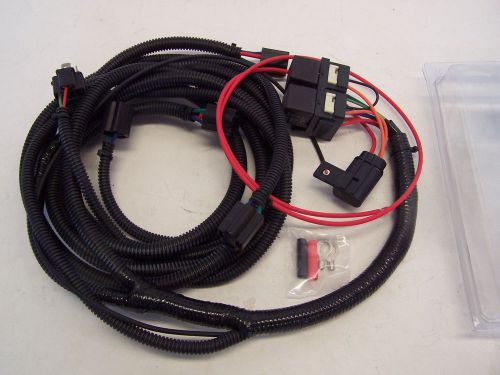 1969 mustang xenon/halogen 4 headlight harness with relay