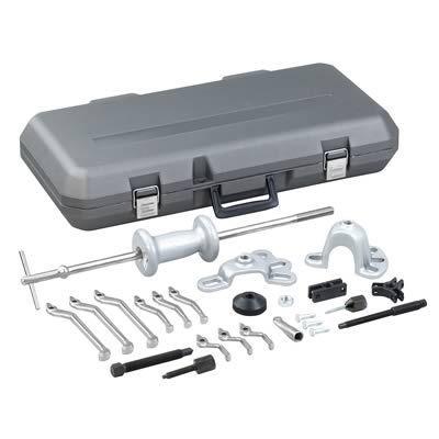 Slide hammer puller 10-way 24"l 5 lbs with 2/3 jaw puller with storage case set