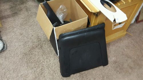 1967 67 black plastic bucket seat covers chevelle buick cutlass gto tempest