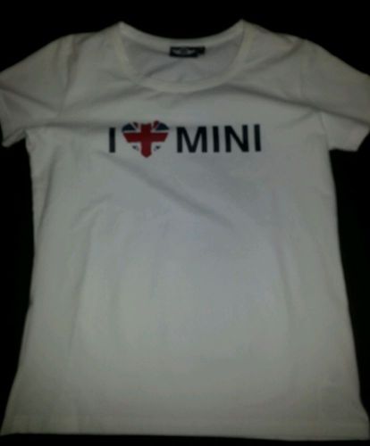 Mini cooper ladies' i love mini t-shirt white xl