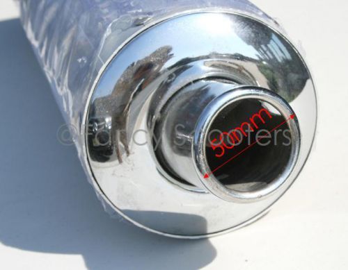 Peace sports gs-810/824 (50cc)  alluminum muffler diameter 4.45&#034;, length: 14.5&#034;