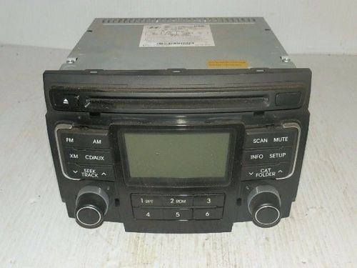 2011 2012 hyundai sonata genuine factory cd player xm satellite radio stereo