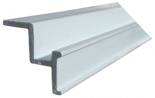 Jr products ceiling track 96" snap tape white type "e" 80451