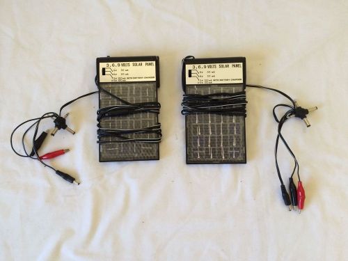 3.6.9 volts solar panel with battery charger