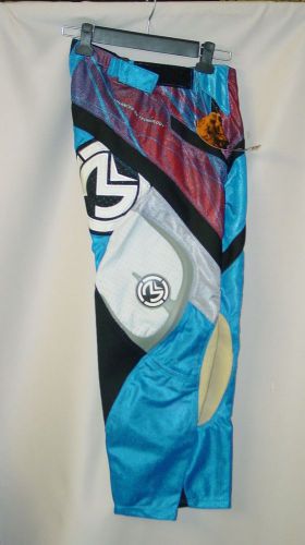 Moose blue/red/white sahara motocross pants size 28