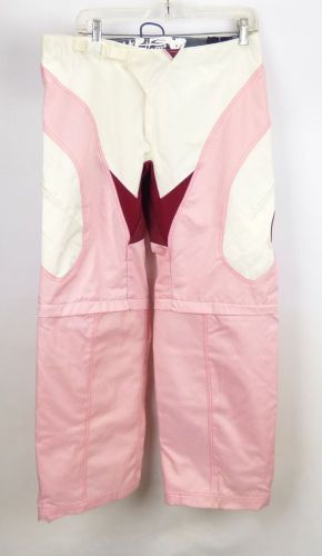 Women's thor motocrss performance outerwear static pink pants, women's 11/12