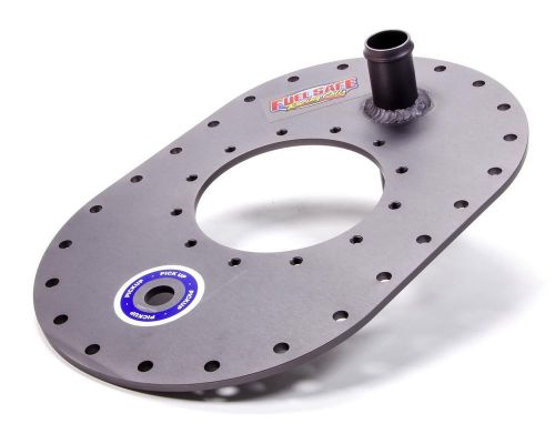 Fuel safe 6 x 10" oval 24 bolt flange fuel cell filler plate p/n ml6x10b
