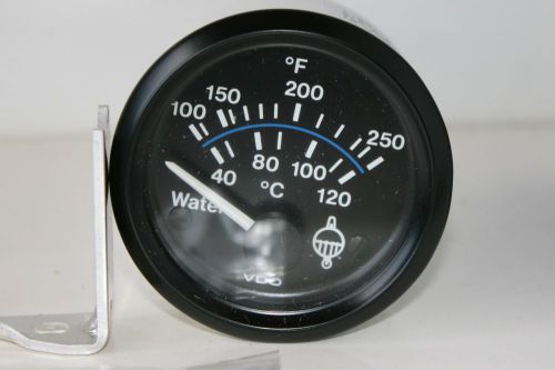 New vdo 310 502d black water temperature 100-250 12vdc 2-1/16" round gauge boat