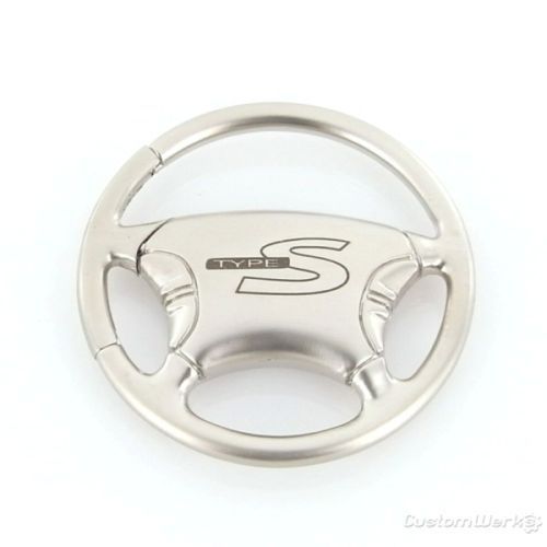 Acura type-s types s steering wheel chrome keychain