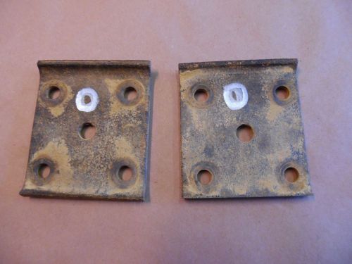 87-95 jeep wrangler rear back leaf spring plate set dana 35 axle yj for u bolts