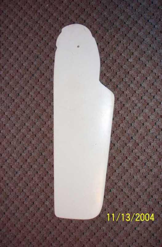 Fiberglass rudder blade