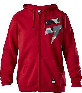 Shift barbolt 2017 mens zip up hoodie cardinal red/camo