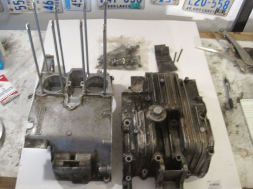 Honda cl175 cl 175 scrambler crank case set matched no damage crankcase &amp; bolts