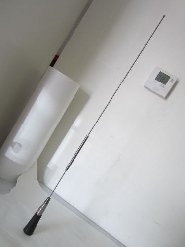 36" antenna chrome whip black base - a91 406-512 hd