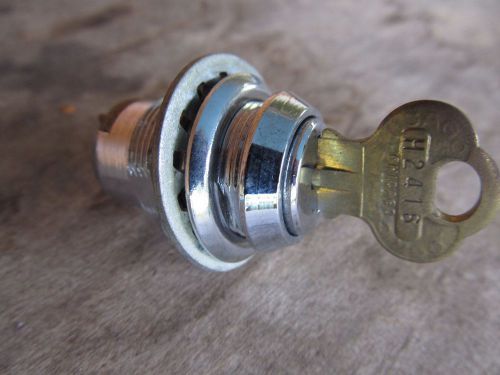 Vintage chicago lock key ignition switch lock on/off stainless steel