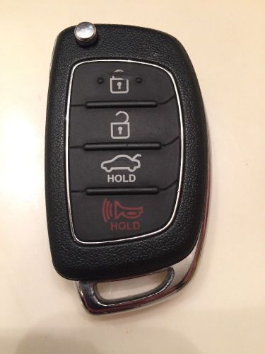 Hyundai sonata oem flip key remote fcc: tq8-rke-4f16  (4 button)  excellent!!
