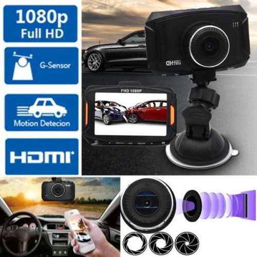 Full hd 1080p 3 car dvr camera video recorder dash cam night vision g-sensor