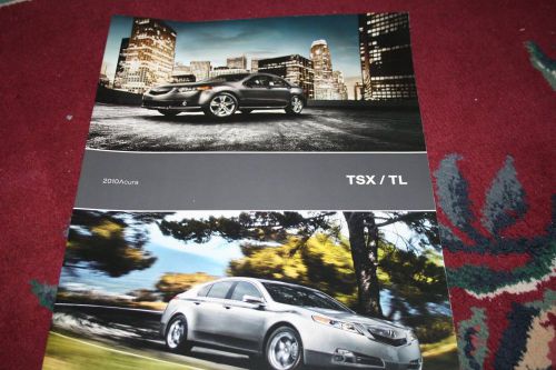2010 acura tsx/tl dealer brochure