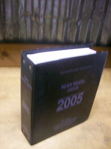 2005 daimler chrysler rear wheel drive global labor operation time schedules